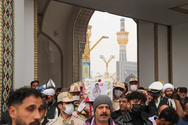 تشییع شهید مرزبانی