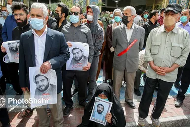 تشییع پیکر شهید حجت الاسلام دارایی در مشهد