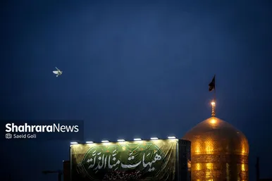 گزارش تصویری | تحویل سال نو با حضور پرشور مردم در حرم مطهر رضوی