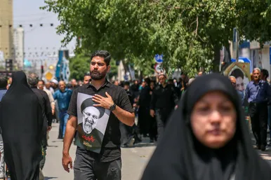 تشییع پیکر رئیس‌جمهور و شهدای خدمت در مشهد -3
