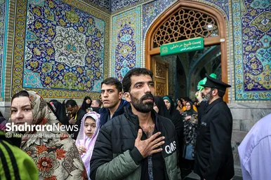 تحویل سال ۱۴۰۳ در حرم مطهر امام رضا (ع) و خیابان‌های منتهی به حرم