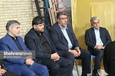 گزارش تصویری | بازدید شهردار مشهد از پشت‌صحنه فیلم سینمایی «کاکا لوتی»