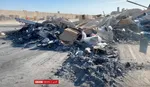 عکس/ تصاویر اختصاصی بی‌بی‌سی از پایگاه عین‌الاسد پس از حمله موشکی ایران