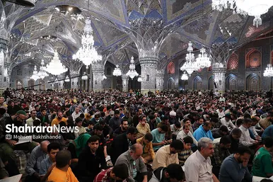 مراسم مناجات شب‌های ماه مبارک رمضان در حرم مطهر رضوی