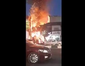 لحظه هولناک انفجار کلینیک سینا اطهر از نزدیک + فیلم