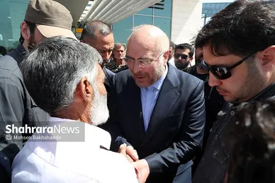 افتتاح فرودگاه گناباد با حضور رئیس مجلس و وزیر راه