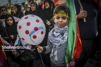 گزارش تصویری | مراسم چهلمین روز شهادت رهبر شهید انقلاب اسلامی در مشهد ۱
