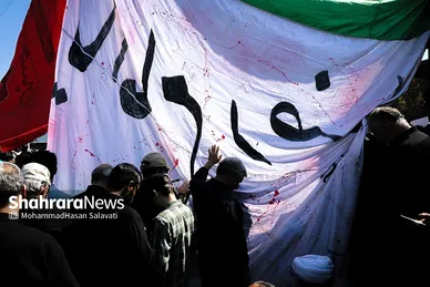 راهپیمایی مردم مشهد در محکومیت اغتشاشات اخیر و تشییع شهدای مدافع امنیت