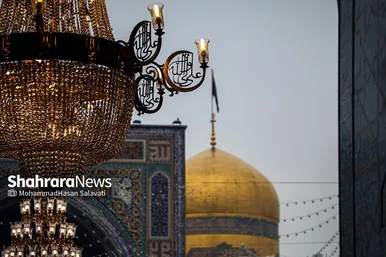 آیین معنوی اعتکاف در حرم امام رضا (ع)