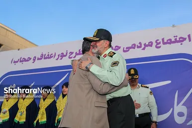 گزارش تصویری | اجتماع مردمی حامیان «طرح نور» در مشهد