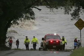 ویدئو| سیل ویرانگر تگزاس