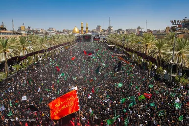 مراسم عزاداری ظهر عاشورا - کربلا معلی