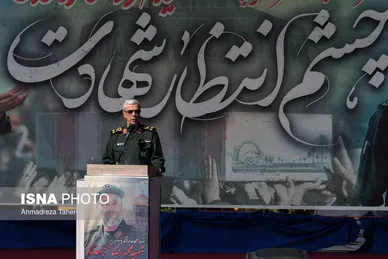 تشییع باشکوه پیکر سردار شهید زاهدی در اصفهان