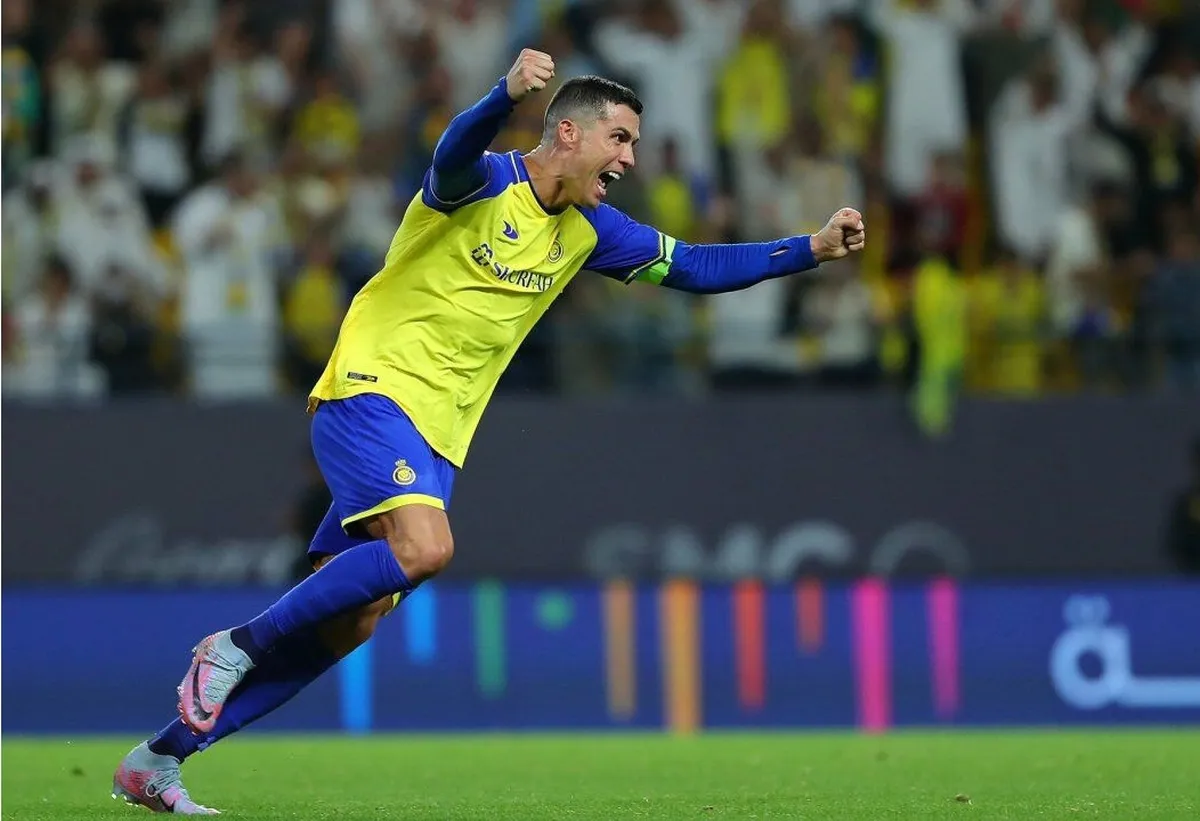 سجده شکر رونالدو در النصر + عکس
