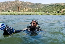 جسد یک مرد بعد از ۲۳ روز در دریاچه زریبار پیدا شد