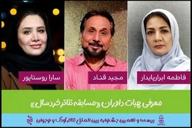 فاطمه ابرار پایدار و سارا روستاپور بانوان داور بیست و نهمین جشنواره بین المللی تئاتر کودک و نوجوان شدند