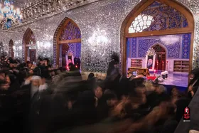 گزارش تصویری | زیارت مزار مطهر رهبر شهید انقلاب اسلامی در حرم مطهر رضوی