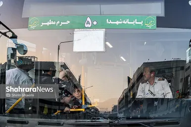 گزارش تصویری | افطاری ساده، رانندگان اتوبوس شهری