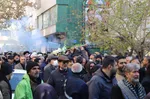 بدرقه و تشییع مادر شهیدان جوادنیا در تهران (۲۵ آذر ۱۴۰۳) + تصاویر