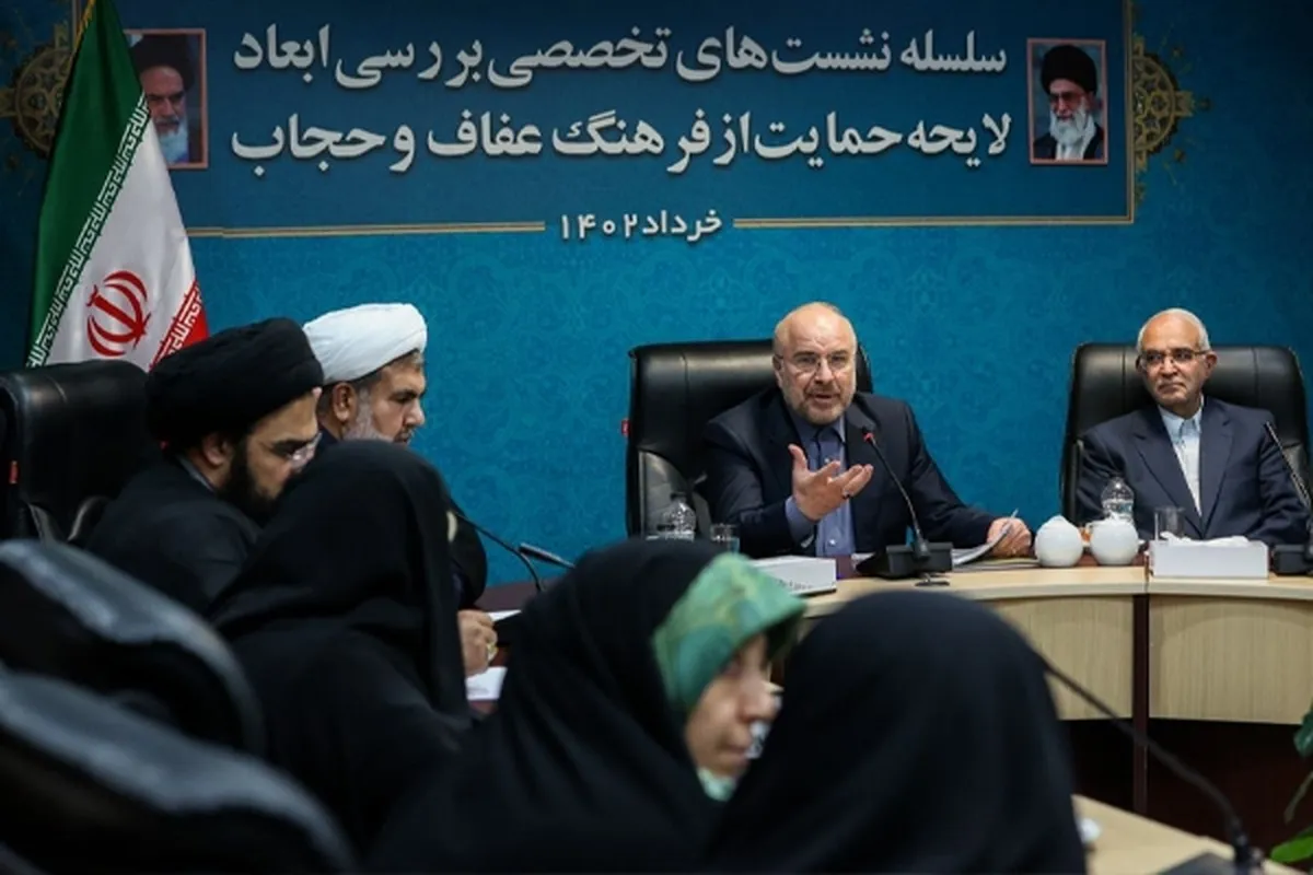 رئیس مجلس: در تدوین لایحه عفاف و حجاب باید دیدگاه تمام افراد صاحب‌نظر دیده شود