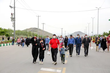 همایش پیاده روی خانوادگی پاکبانان نمونه مشهد