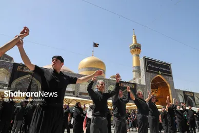 عزاداری روز ۲۸ صفر در حرم مطهر رضوی