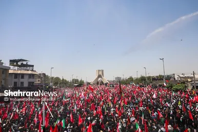 گزارش تصویری | تشییع پیکر امام شهید در تهران (۱۵ تیر ۱۴۰۵) - ۳