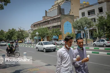 گرمای هوا در مشهد