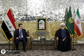 دیدار نخست وزیر عراق با تولیت آستان قدس رضوی