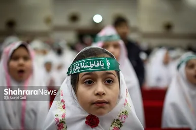 مراسم اختتامیه عهد کودکان دبستانی با حاج قاسم سلیمانی