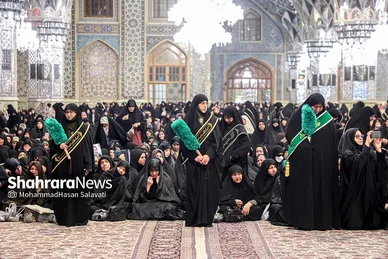 مراسم بزرگداشت شهدای خدمت در حرم مطهر رضوی