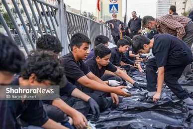 گزارش تصویری | مراسم جاماندگان اربعین حسینی در مشهد