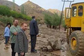 خسارت جدی سیل به مناطقی از مهدیشهر استان سمنان (۲۵ مرداد ۱۴۰۴)