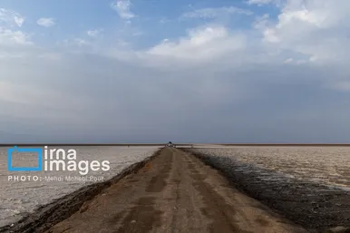 گزارش تصویری | دریاچه نمک حاج علیقلی