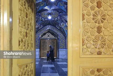گزارش تصویری | حال و هوای حرم مطهر رضوی در شب عید سعید غدیر خم
