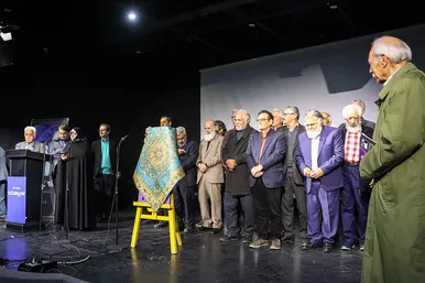 مراسم بزرگداشت استاد علی آزادنیا پیشکسوت تئاتر و سینما
