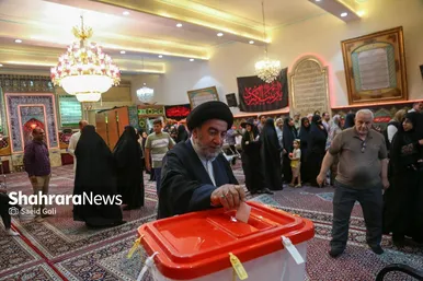 عکس‌هایی از مرحله دوم انتخابات چهاردهمین دوره ریاست‌جمهوری در مشهد (۲)