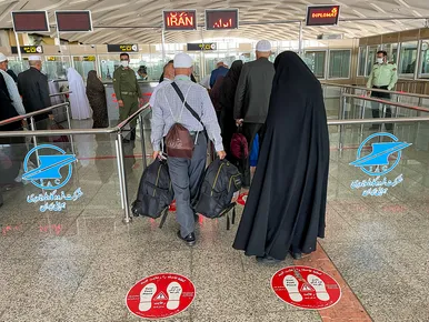 بازگشت اولین کاروان حجاج خراسانی 