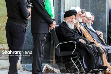 برگزاری مراسم چهلم شهدای خدمت در حرم امام‌رضا(ع) (۱۲ تیر ۱۴۰۳)