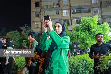 گزارش تصویری | عزاداری شب هشتم محرم در شهرک عرب‌ها ـ مشهد