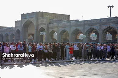 نماز عید سعید قربان در حرم مطهر رضوی