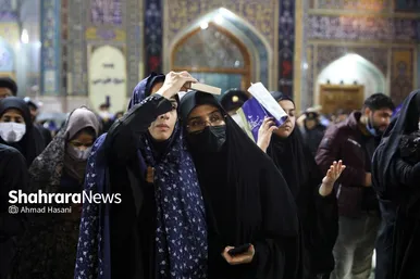 مراسم احیای شب بیست و یکم ماه رمضان در حرم مطهر رضوی‎‎