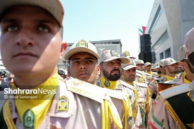 تشییع پیکر شهدای حادثه تروریستی سراوان در مشهد