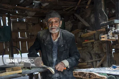 عکس‌هایی از لاک‌تراشی؛ هنر اصیل مازندرانی
