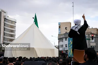 خیمه سوزان عصر عاشورا در مشهد