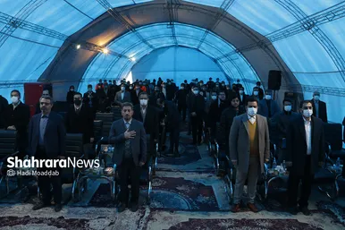 آیین افتتاح پل طبرسی به رسالت در مشهد
