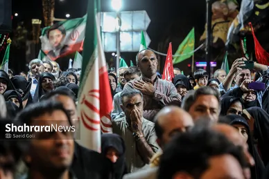 گزارش تصویری | وداع با پیکر سردار شهید حسین ظریفی در دویست‌ودهمین شب اجتماع مشهدی‌ها
