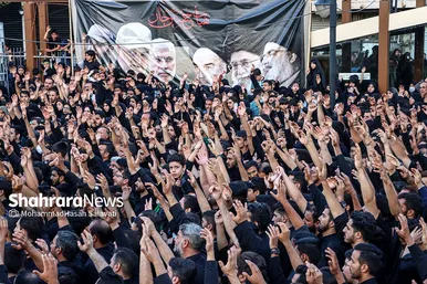 آیین خیمه سوزان عصر عاشورا در مشهد