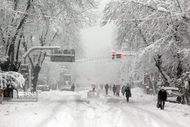 ایران زیباست | بارش برف در رشت