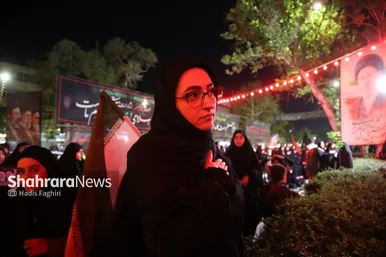 گزارش تصویری | یکصدوچهاردهمین شب حضور مردم مشهد در خیابان (یکم تیرماه ۱۴۰۵)